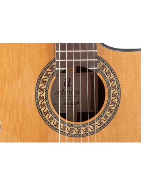 Guitarra clásica Admira A6-ECF Fishman + funda 20 mm