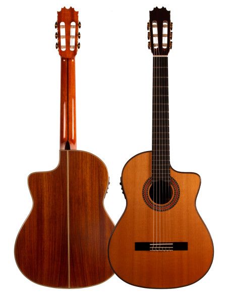 Guitarra clásica Antonio de Toledo AT-15CE CUT + Estuche
