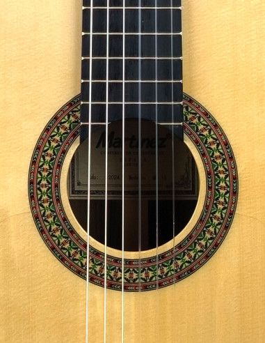 Guitarra flamenca Martinez MF15 + Estuche