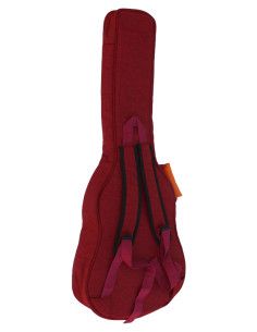 Funda guitarra clásica ó flamenca Cibeles 15mm Roja 2