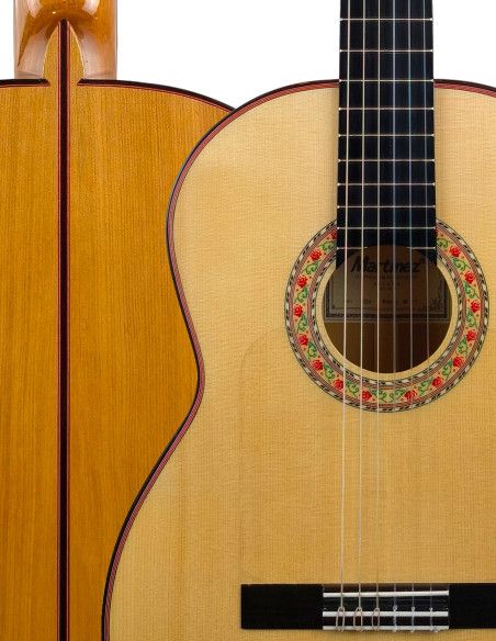 Guitarra flamenca Martinez MF17 + Estuche