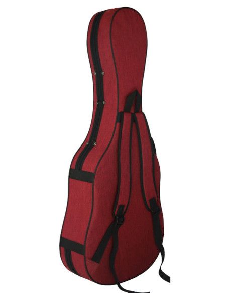 Estuche foam guitarra clásica ó flamenca Cibeles C140.300 Rojo
