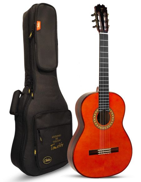 Guitarra Flamenca Antonio de Toledo Tomatito Roja