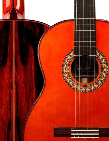 Guitarra Flamenca Antonio de Toledo Tomatito Roja