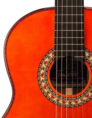 Guitarra Flamenca Antonio de Toledo Tomatito Roja