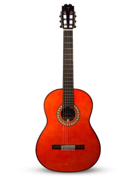 Guitarra Flamenca Antonio de Toledo Tomatito Roja