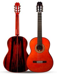 Guitarra Flamenca Antonio de Toledo Tomatito Roja 2