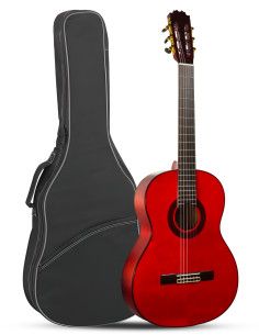 Guitarra flamenca Vicente Tatay C320.590 Roja + funda 10mm