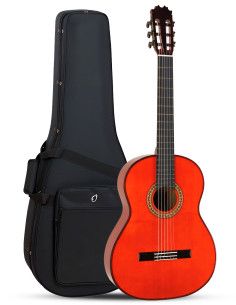Guitarra flamenca Antonio de Toledo ATF-17BR Roja + Estuche