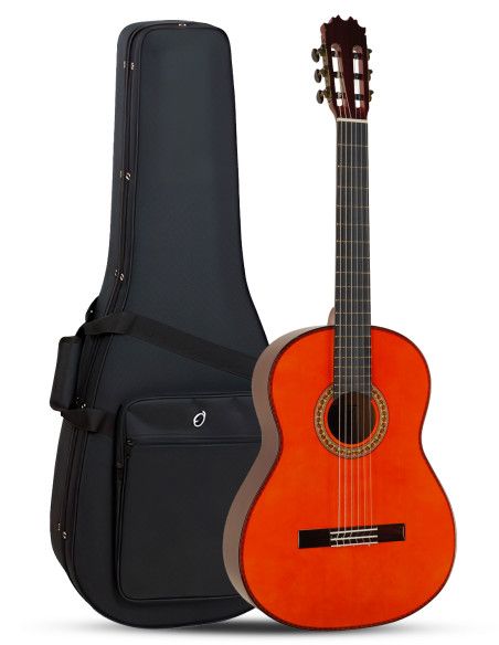 Guitarra flamenca Antonio de Toledo ATF-17NR Roja + Estuche