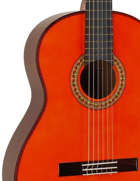 Guitarra flamenca Antonio de Toledo ATF-17NR Roja + Estuche