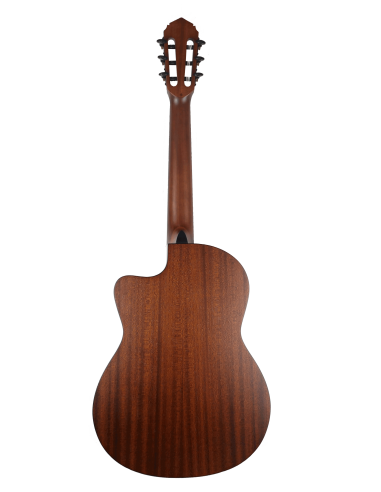 Guitarra clásica Veelah CCTSN Cutaway + funda...