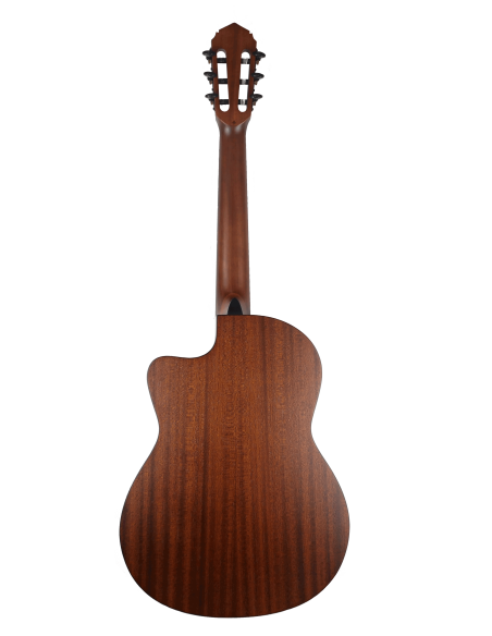 Guitarra clásica Veelah CCTSN Cutaway + funda acolchada