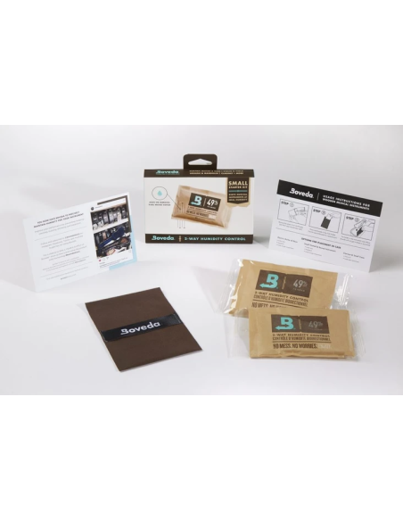 Regulador de Humedad Boveda. Kit de Inicio Pequeño 49%