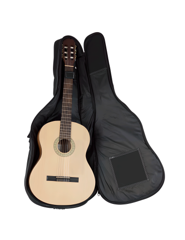 Funda guitarra CADETE 3/4 Ortolá 10mm negra
